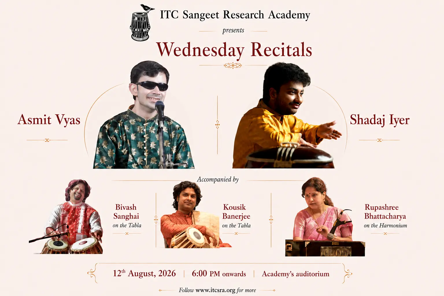 Asmit Vyas and Shadaj Iyer's performances at the Wednesday Recital